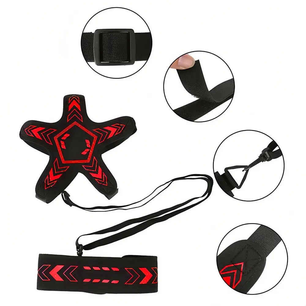 Multi-Sport Training Aid for Soccer, Volleyball, and Rugby - Adjustable Waist Belt for Solo Practice and Skill Development for All Ages