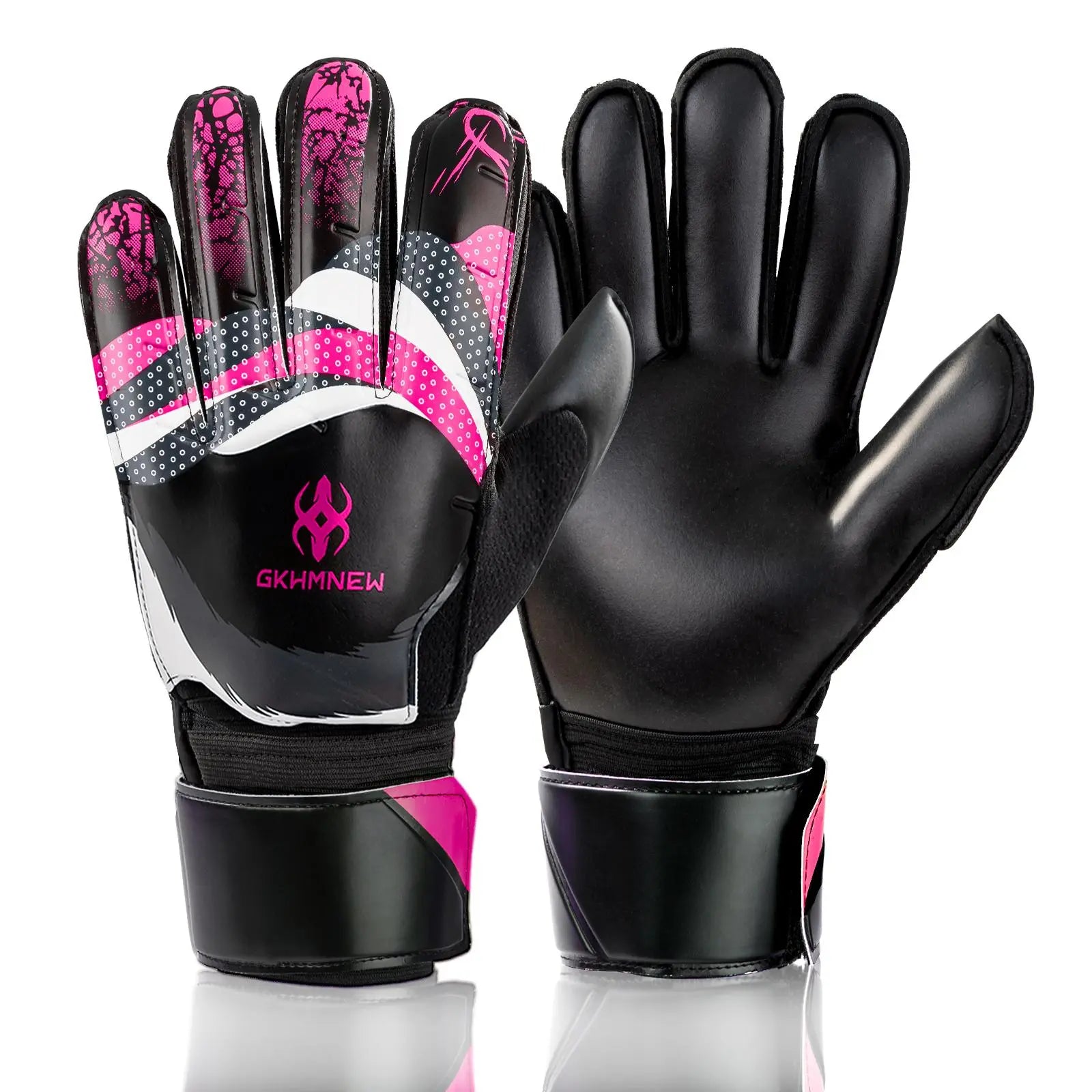 Youth Soccer Goalkeeper Gloves – Premium Latex Grip, Enhanced Double Wrist Support, and Breathable Mesh Design for Boys