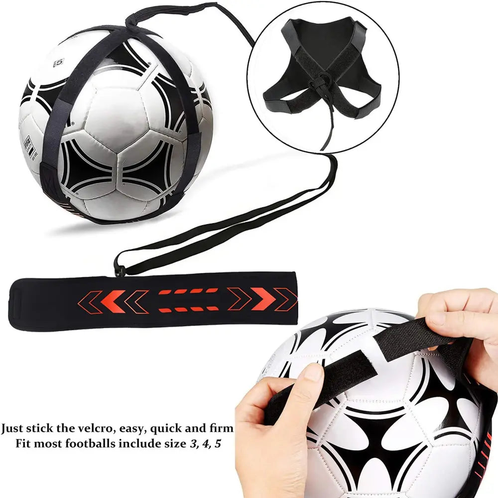 Multi-Sport Training Aid for Soccer, Volleyball, and Rugby - Adjustable Waist Belt for Solo Practice and Skill Development for All Ages
