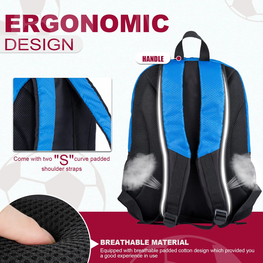 Ultimate Himal Outdoors Sports Backpack - Perfect for Soccer, Football, Volleyball & More with Separate Cleat Compartment