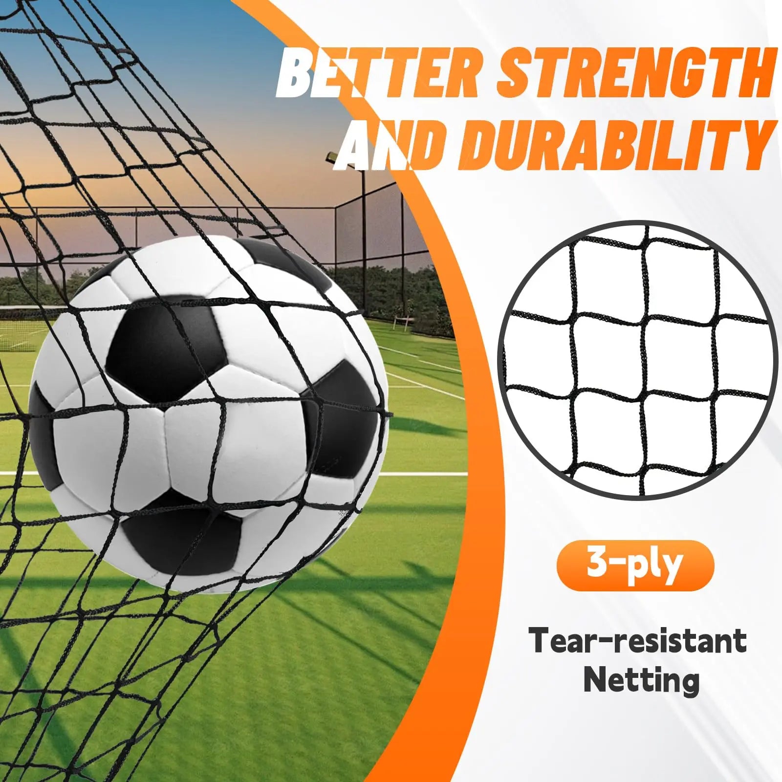 Backyard Soccer Goals Set of 2 - 4x3 Ft Portable Pop-Up Goals for Youth Training, Includes Adjustable Agility Ladder, Soccer Ball, and 6 Cones