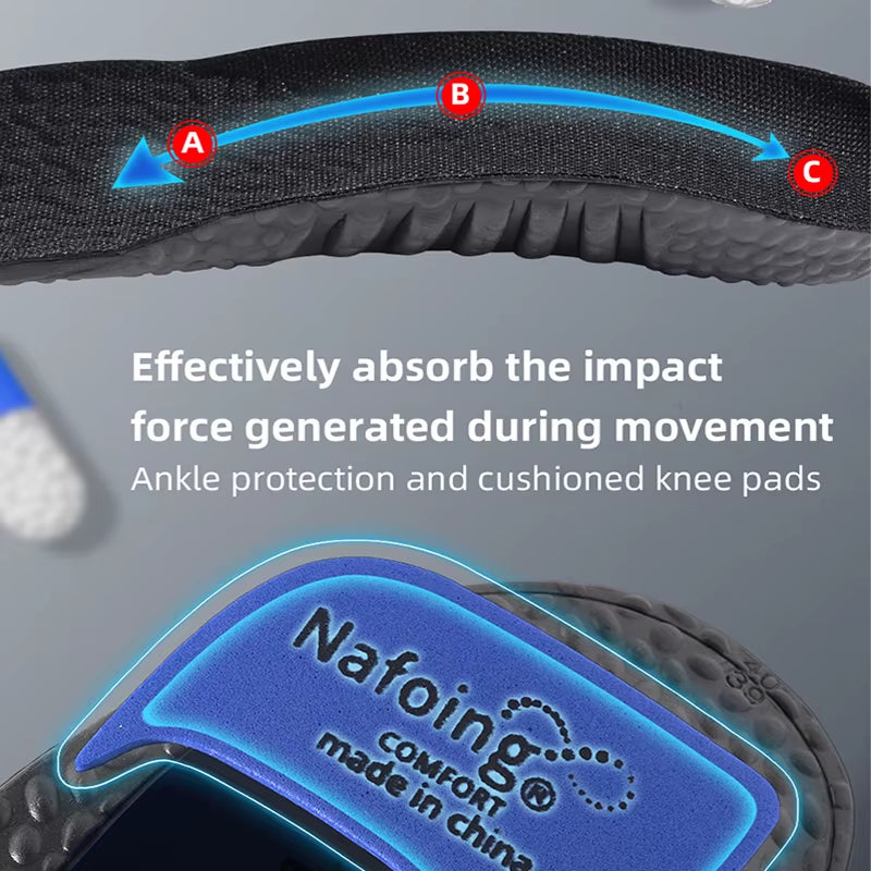 Sports Insoles - Elastic Running Insoles with Arch Support, Shock Absorption, Deodorizing, and Breathable Features